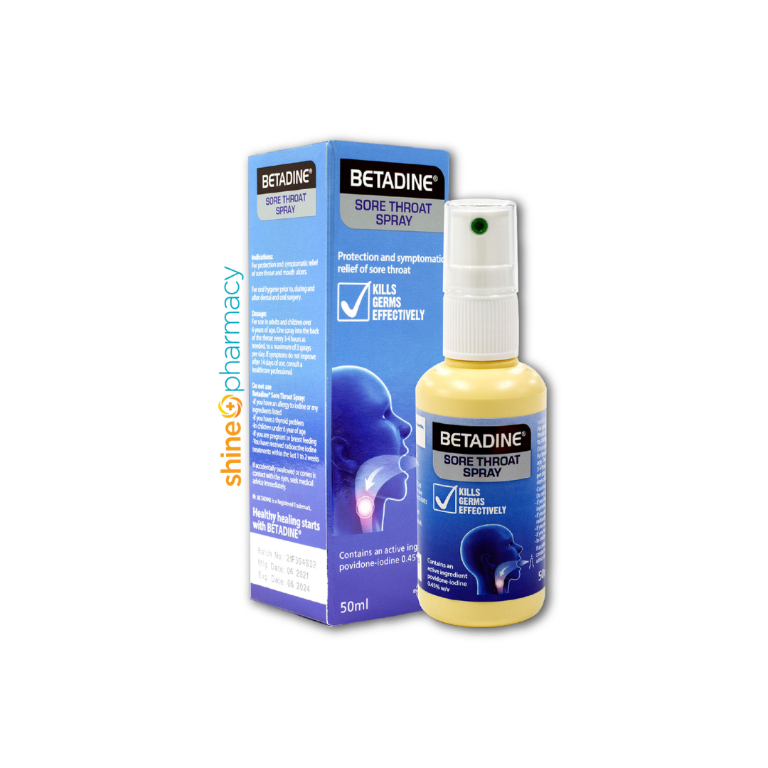 Betadine Sore Throat Spray 50ml