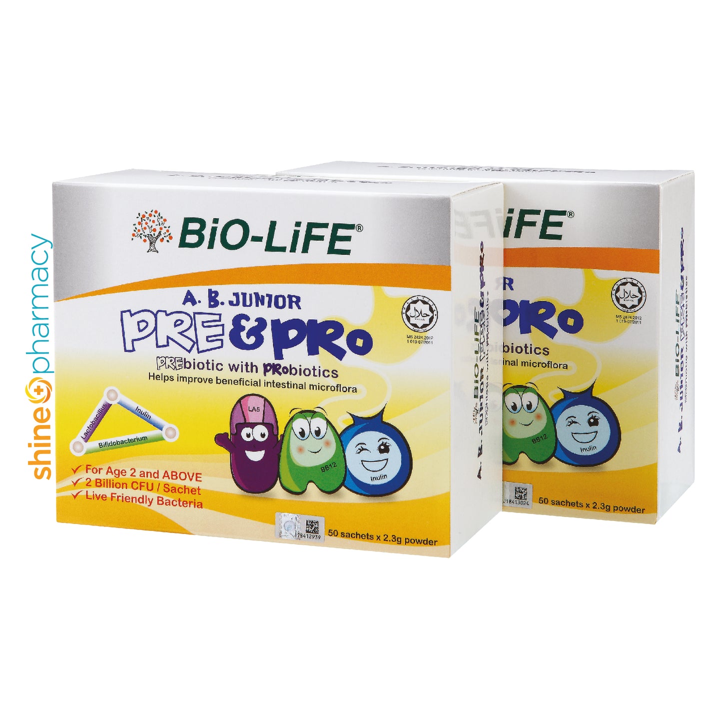 Bio-Life Ab Junior Pre & Pro 2X50S