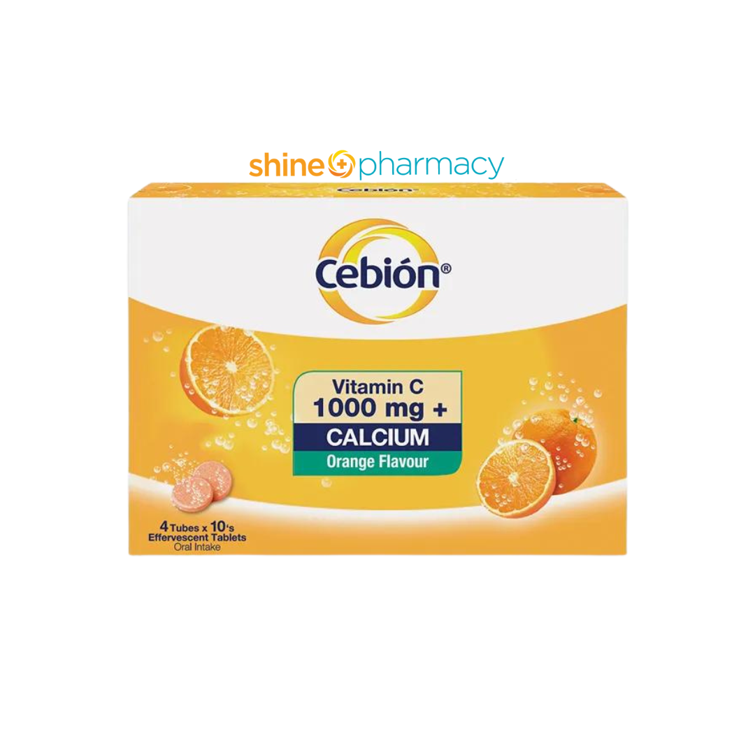 Cebion Vit C 1000mg Eff + Calcium 4x10s (Box)