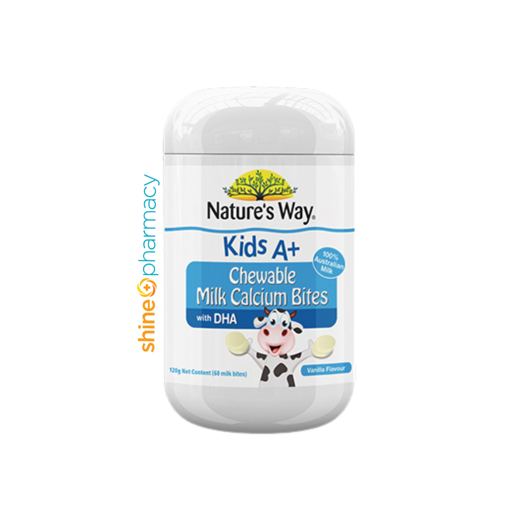 Nature's Way Kids A+ Milk Calcium Bites 60s