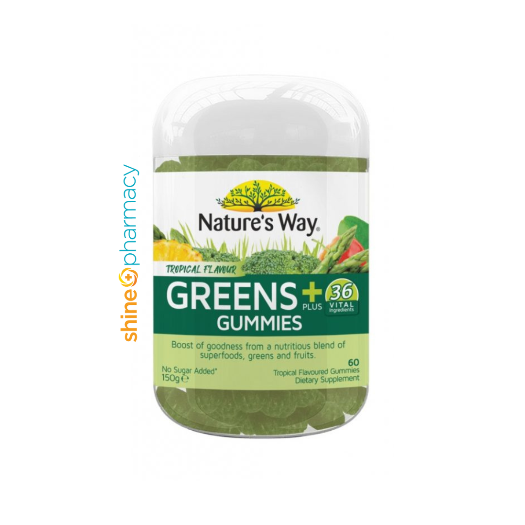 Nature's Way Sf Green Plus Tropical Gummies 60s