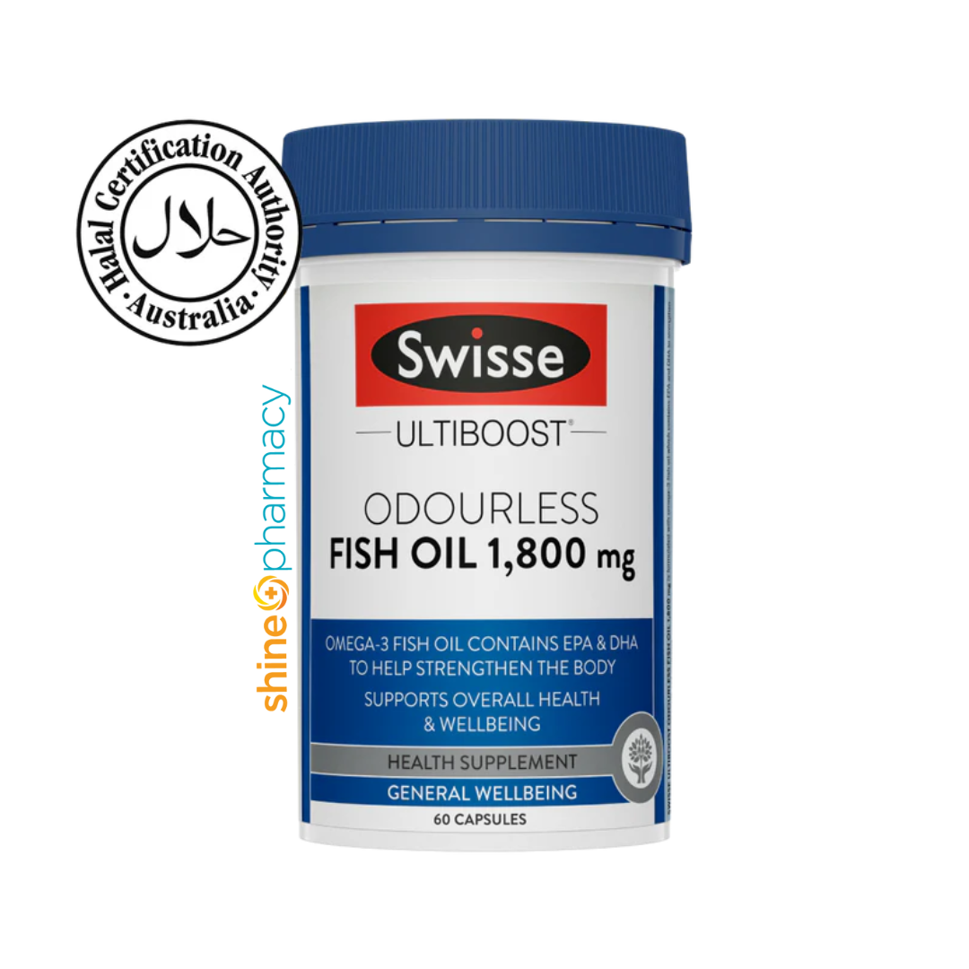 Swisse UB Odourless Fish Oil 1800mg 60s
