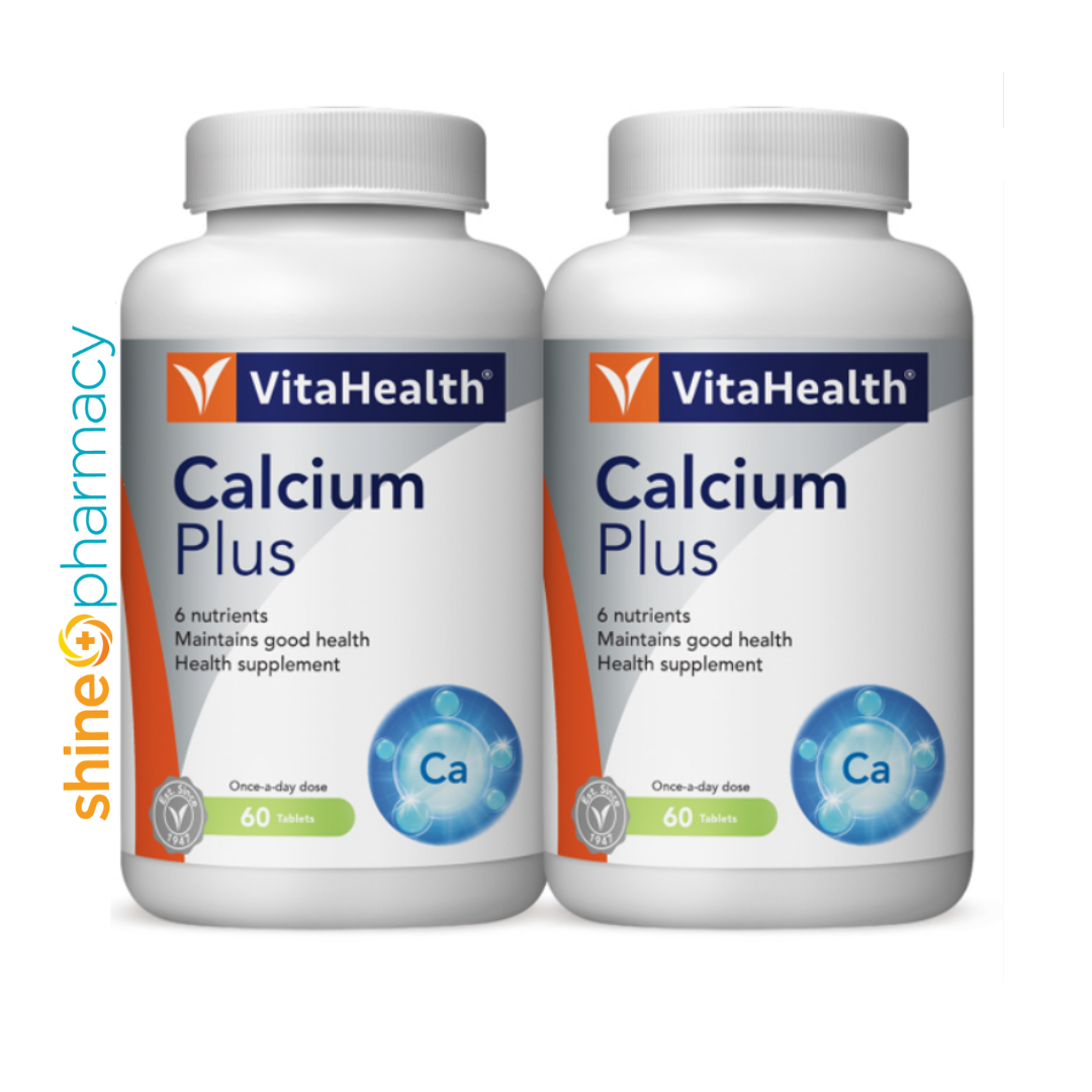 Vitahealth Calcium Plus 2x60s