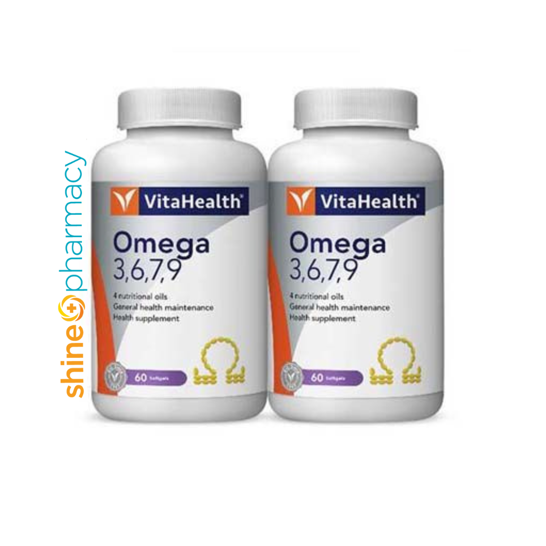 Vitahealth Omega 3,6,7,9 2x60s