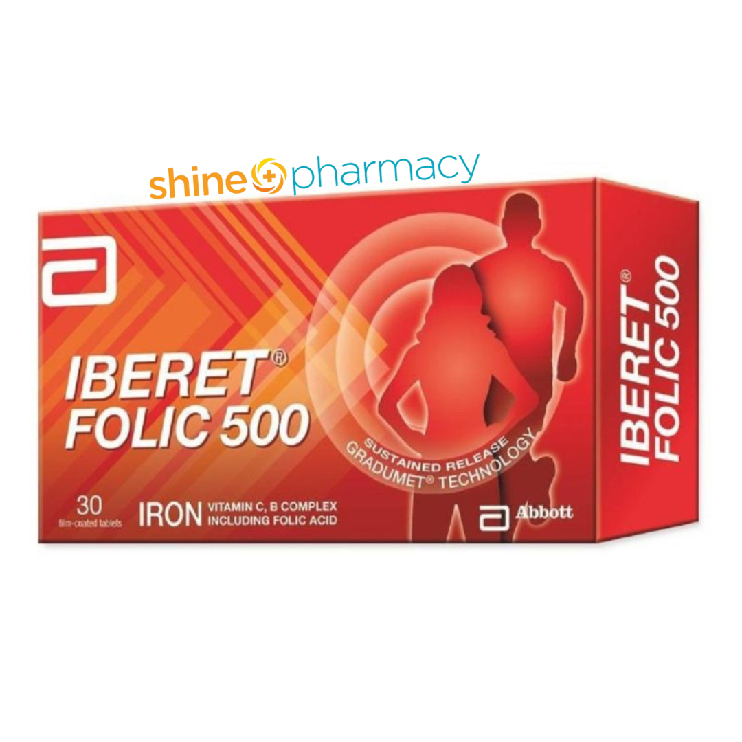 Abbott Iberet Folic 500 Filmtab 30s