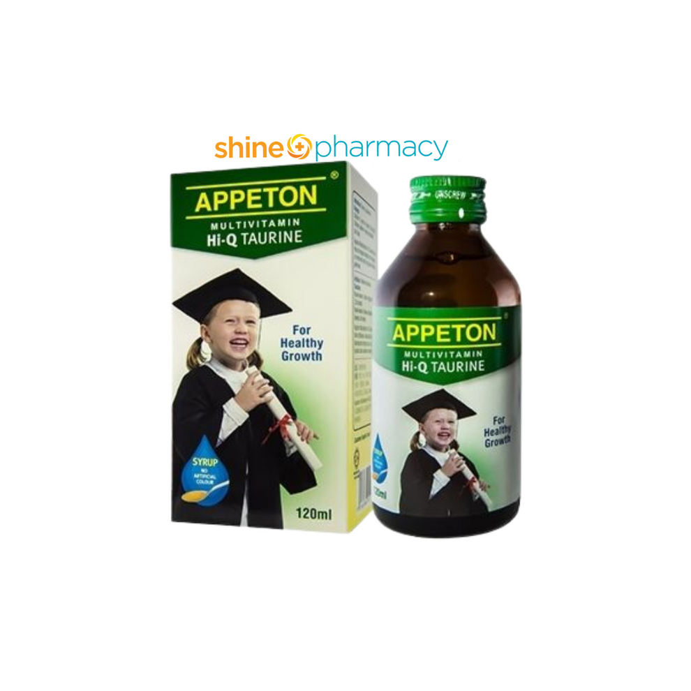 Appeton Multivitamin Hi-Q Taurine Syrup 120ml – SHiNE Pharmacy