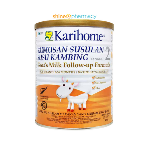 Karihome Step 2 Goat Milk F/up Formula 400gm