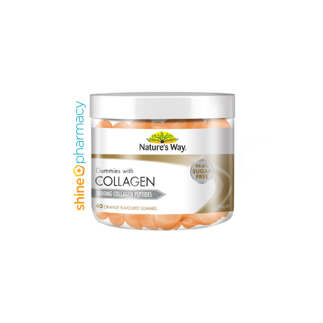 Nature's Way Sf Collagen 5000mg Orange Gummies 40s