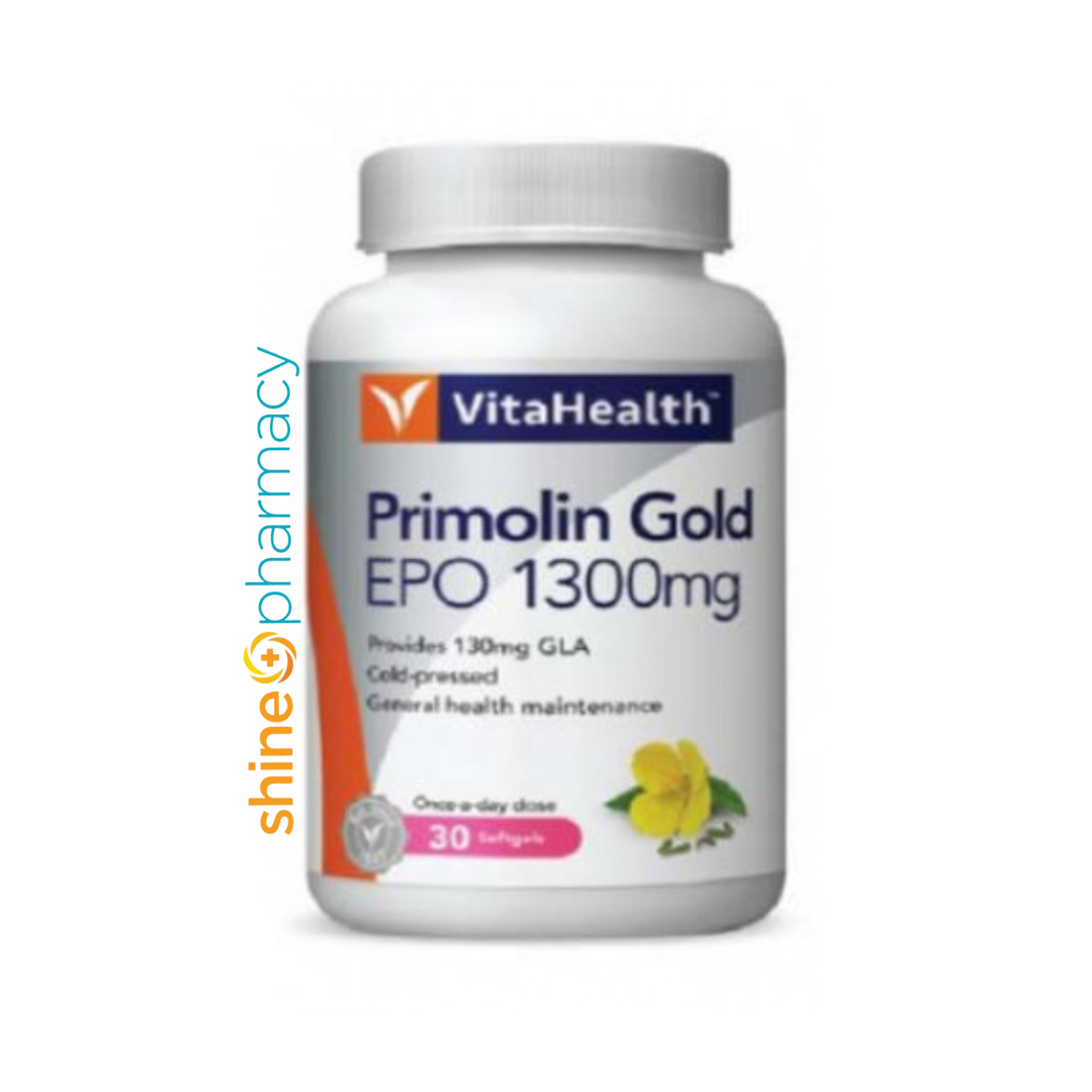 Vitahealth Evening Primrose Oil 1300mg 30s
